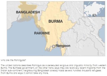 Rakhine - violence - Musim problem
