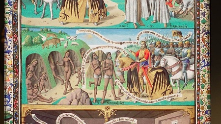 Alexander meeting gymnophists 1470-80 CE