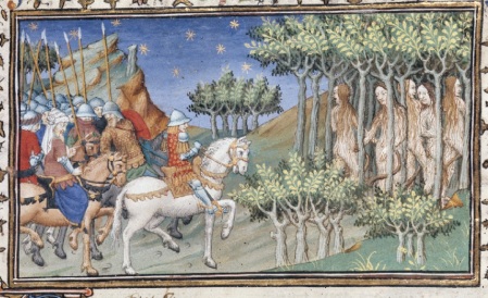 Alexander meeting gymnophists -medieval period