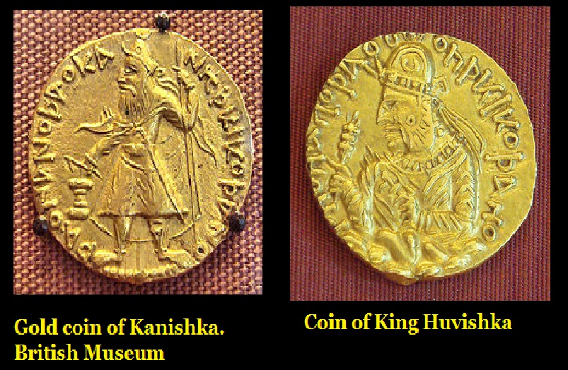 Kanishka, Huvishka coins