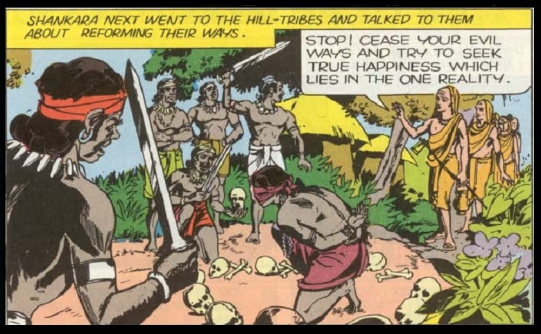 Sankara and Kapalikas- fight