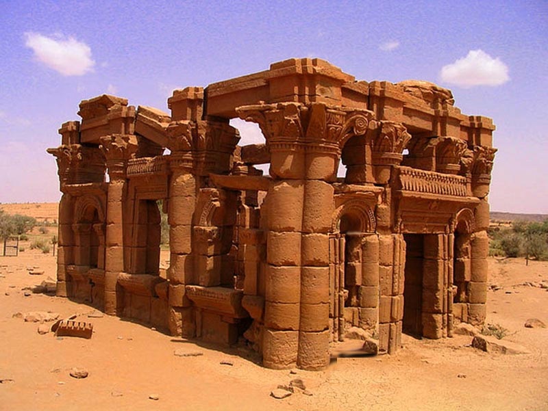 Temple at Nubia, Sudan, Africa-1