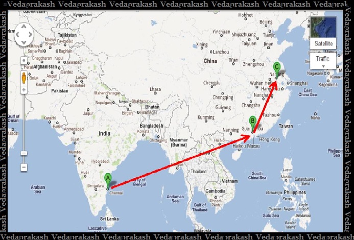 Bodhidharma-Tamil mythologization-map